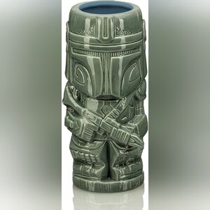 NIB Mandalorian Geeki Tiki Mug - Green Ceramic Collectible